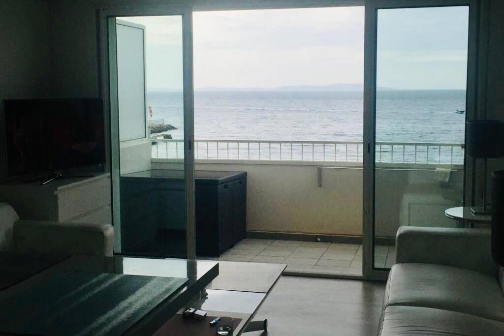 Les Pieds Dans L Eau, Vue Sur Les Iles D'Or Apartamento Hyères Exterior foto